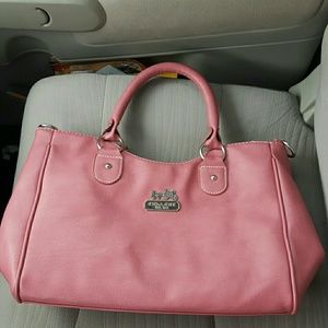 Pink coach purse